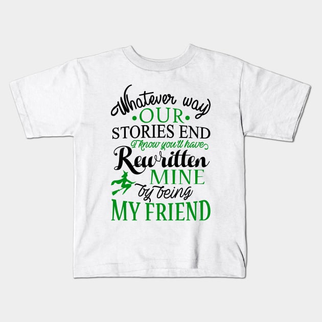 Being My Friend Kids T-Shirt by KsuAnn